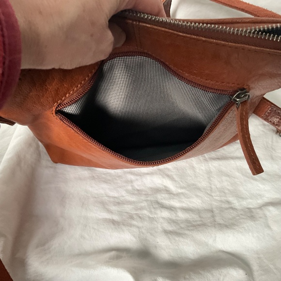 Brown Leather Crossbody Bag - Picture 10 of 10